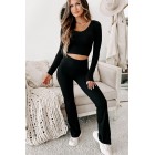 Crushing Goals High Rise Yoga Pants (Black)