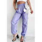 California Cruising Nylon Cargo Pants (Lavender)