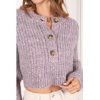 Melange multicolor sweater top (Multiple Color Options)