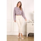 Melange multicolor sweater top (Multiple Color Options)