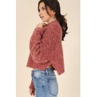 Melange multicolor sweater top (Multiple Color Options)