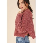 Melange multicolor sweater top (Multiple Color Options)