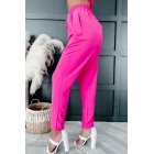 Feeling Bossy Three-Piece Blazer Set (Fuchsia)