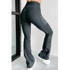 Catch Me At Yoga Class Flare Leggings (Black)