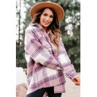 Zephyr Plaid Oversized Shacket (Pink)